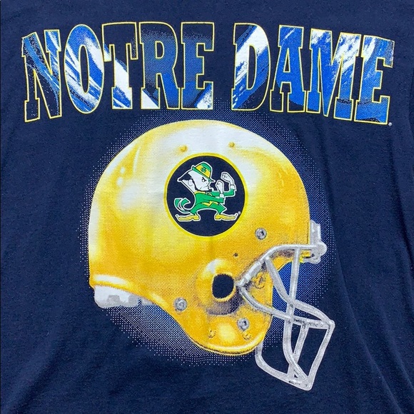 Notre Dame Fighting Irish Football Vintage Tee - Picture 1 of 3